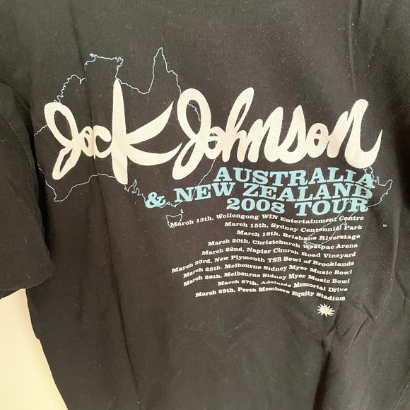 Jack Johnson Sleep Through The Static 2008 Tour Concert Australia T-Shirt Size S - Picture 2 of 4